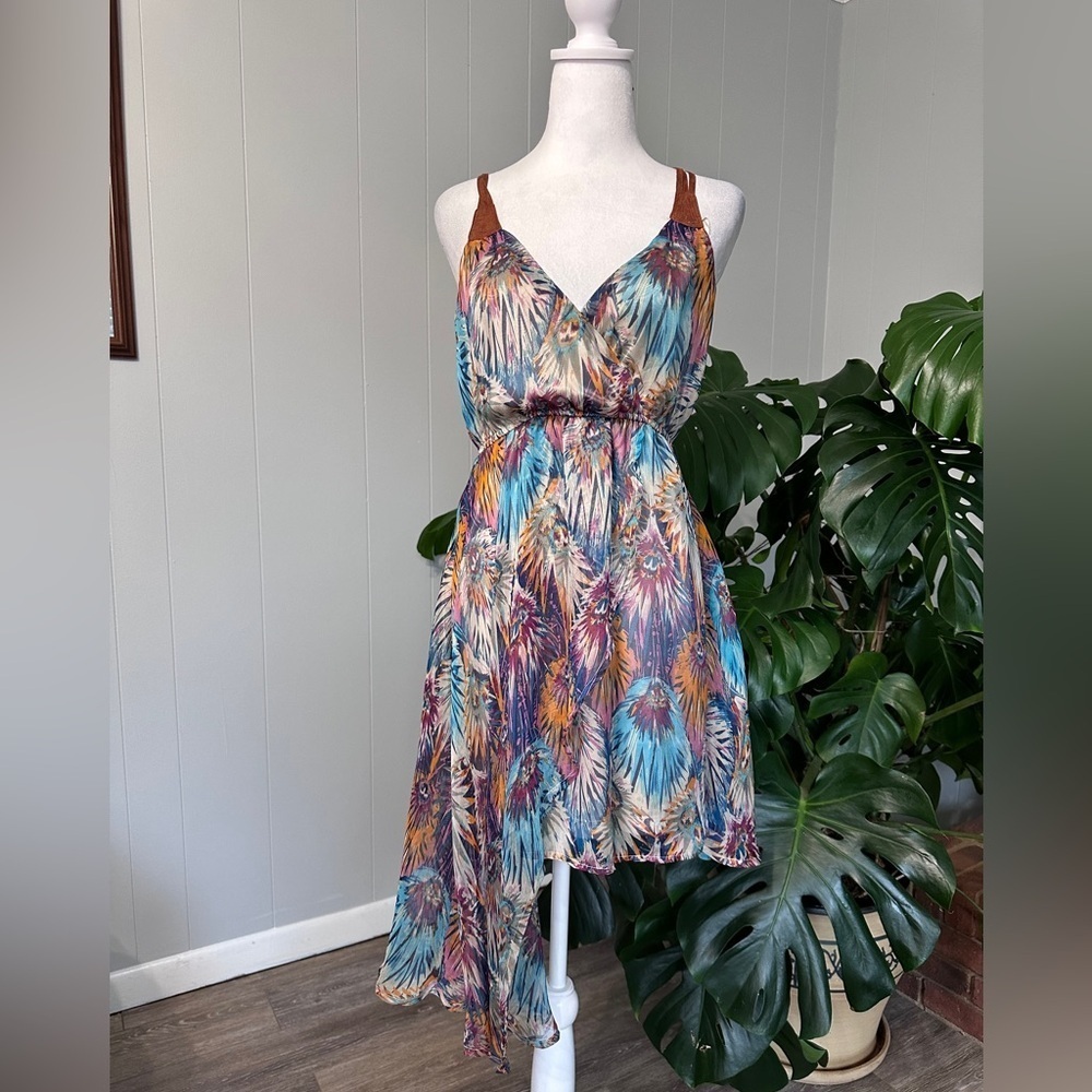 🛍️ Rachel & Chloe high low horse back strap dress Size S